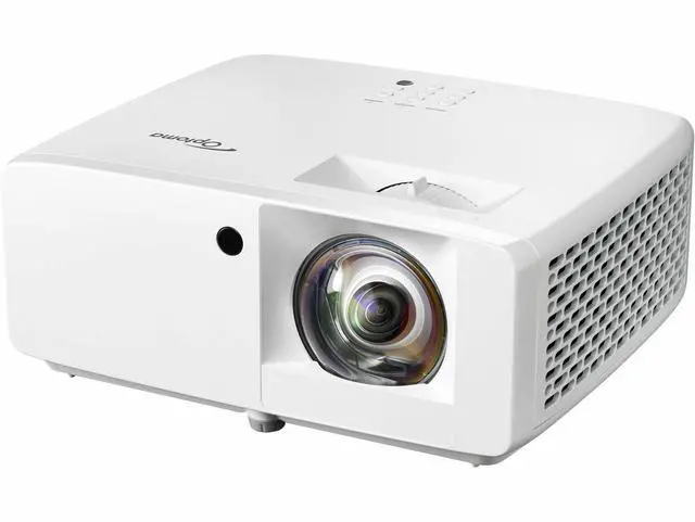 Alt view image 5 of 14 - Optoma ZW350ST 3D Short Throw DLP Projector - 16:9 - White - High Dynamic Range (HDR) - Front - 1080p - 30000 Hour Normal Mode - 300,000:1 - 3600 lm - HDMI - USB - Network (RJ-45)