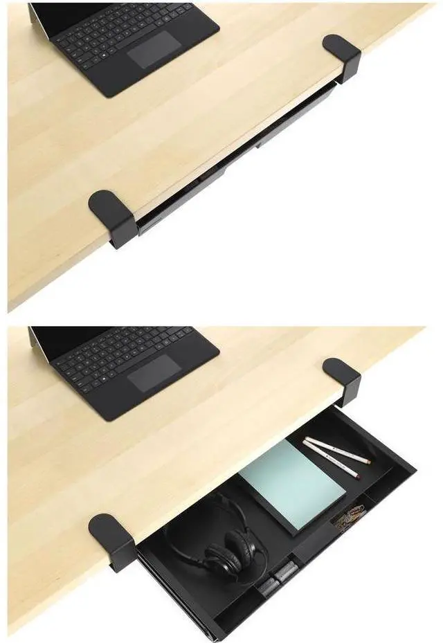 Alt view image 9 of 12 - Kensington Clamp-On Storage Drawer