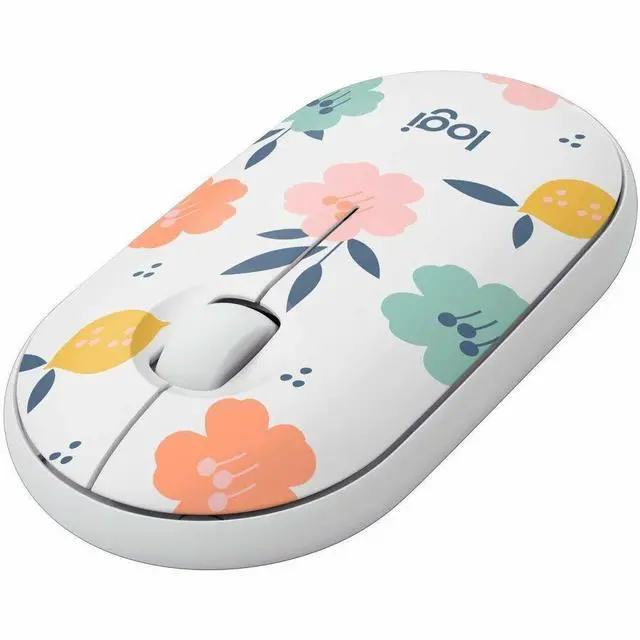 Alt view image 13 of 13 - Logitech M340 Wireless Ambidextrous Mouse, Floral Bouquet 910-007280