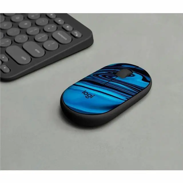 Alt view image 11 of 12 - Logitech M340 Limited Edition Wireless Mouse - Blue Galaxy 910-007282
