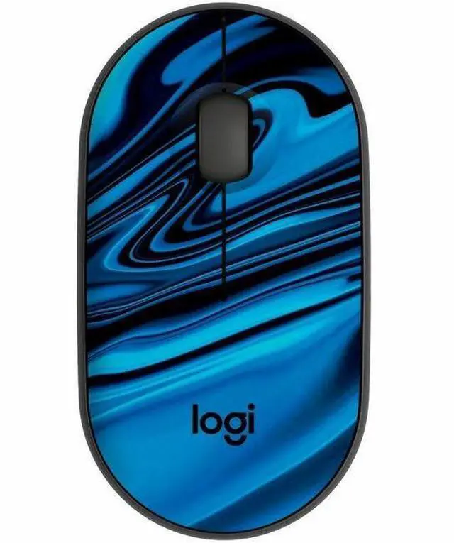 Alt view image 7 of 12 - Logitech M340 Limited Edition Wireless Mouse - Blue Galaxy 910-007282