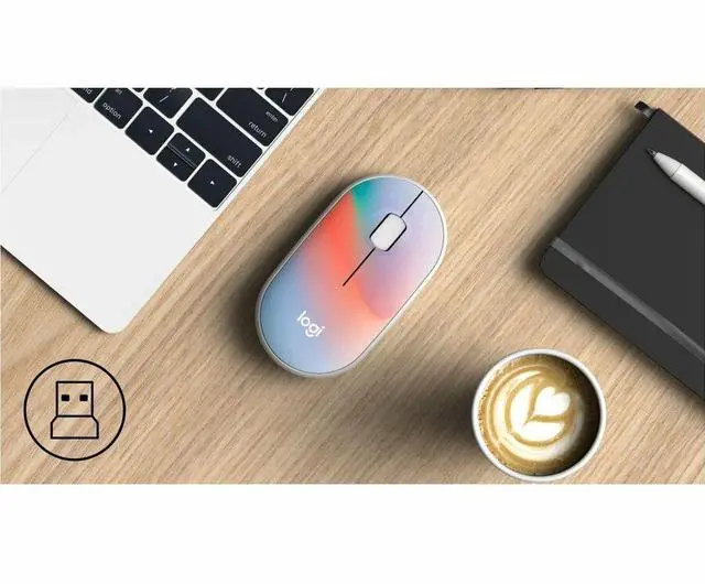 Alt view image 13 of 13 - Logitech M340 Wireless Mouse with Limited Edition Print Sheer Dream