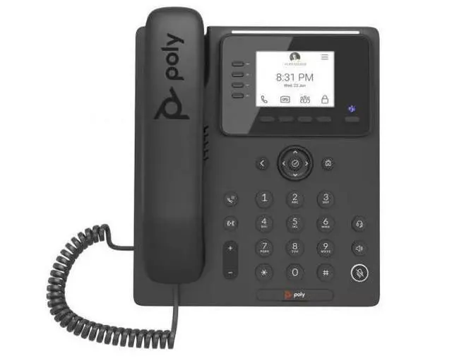 Alt view image 2 of 5 - Poly CCX 350 Business Media Phone for Microsoft Teams and PoE-enabled GSA/TAA