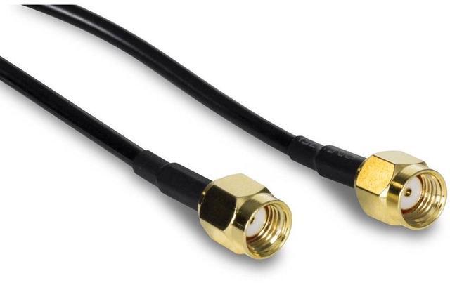 Alt view image 6 of 11 - TRENDnet TEW-LB101, Magnetic Dual Antenna Mounting Base Stand RP-SMA Female with RP-SMA Male Extension Cable 1m (3.3 ft.), Black
