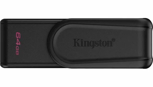 Alt view image 3 of 3 - Kingston DataTraveler Exodia S USB Flash Drive - 64 GB - USB 3.2 (Gen 1) - Black - 5 Year Warranty