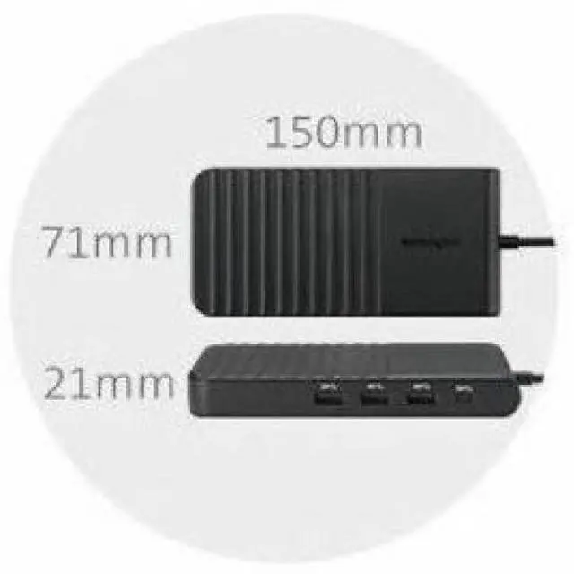 Alt view image 2 of 15 - Kensington UH1510P EQ USB-C 5Gbps Triple Video Driverless Mobile Dock - for Notebook, Mobile Workstation, Monitor - Charging Capability - Memory Card Reader - SD, microSD - 100 W - USB Type C - 3 Disp