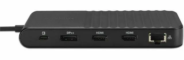 Alt view image 3 of 15 - Kensington UH1510P EQ USB-C 5Gbps Triple Video Driverless Mobile Dock - for Notebook, Mobile Workstation, Monitor - Charging Capability - Memory Card Reader - SD, microSD - 100 W - USB Type C - 3 Disp