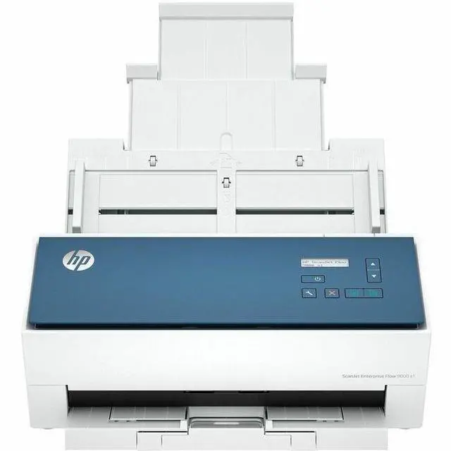 Main image of HP Scanjet Enterprise Flow 9000 s1 Sheetfed Scanner - 600 x 600 dpi Optical - 24-bit Color - 48-bit Grayscale - Grayscale Scan - Duplex Scanning - Cut Sheet Paper, Laser Paper, Pre-punched Paper, Cheq