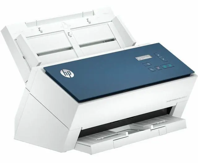Alt view image 3 of 7 - HP Scanjet Enterprise Flow 9000 s1 Sheetfed Scanner - 600 x 600 dpi Optical - 24-bit Color - 48-bit Grayscale - Grayscale Scan - Duplex Scanning - Cut Sheet Paper, Laser Paper, Pre-punched Paper, Cheq