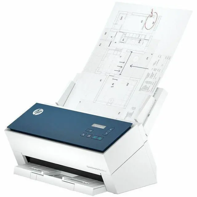 Alt view image 7 of 7 - HP Scanjet Enterprise Flow 9000 s1 Sheetfed Scanner - 600 x 600 dpi Optical - 24-bit Color - 48-bit Grayscale - Grayscale Scan - Duplex Scanning - Cut Sheet Paper, Laser Paper, Pre-punched Paper, Cheq