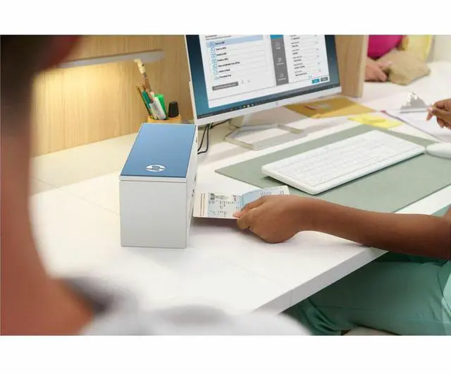 Alt view image 3 of 7 - HP ScanJet Pro 4200 s1 Sheetfed Scanner - 600 x 600 dpi Optical - 24-bit Color - 48-bit Grayscale - Grayscale Scan - Duplex Scanning - Banner Paper, Brochure, Inkjet Paper, Plain Paper, Photo Paper, E
