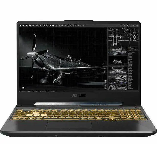 Alt view image 7 of 8 - TUF Gaming A15 FA506 FA506NC-DS53 15.6" Gaming Notebook - Full HD - AMD Ryzen 5 7535HS - 16 GB - 512 GB SSD - Graphite Black - AMD Chip - 1920 x 1080 - Windows 11 Home - In-plane Switching (IPS)