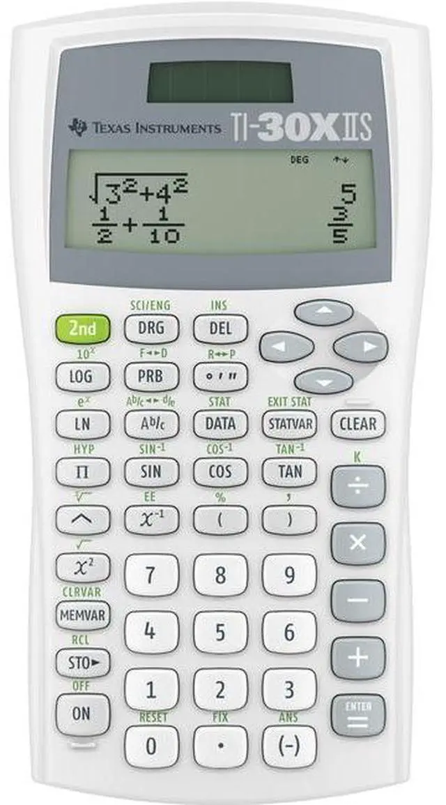 Alt view image 7 of 7 - TEXAS INSTRUMENTS 30XIIS/TBL/1L1/BE TI30XIIS White