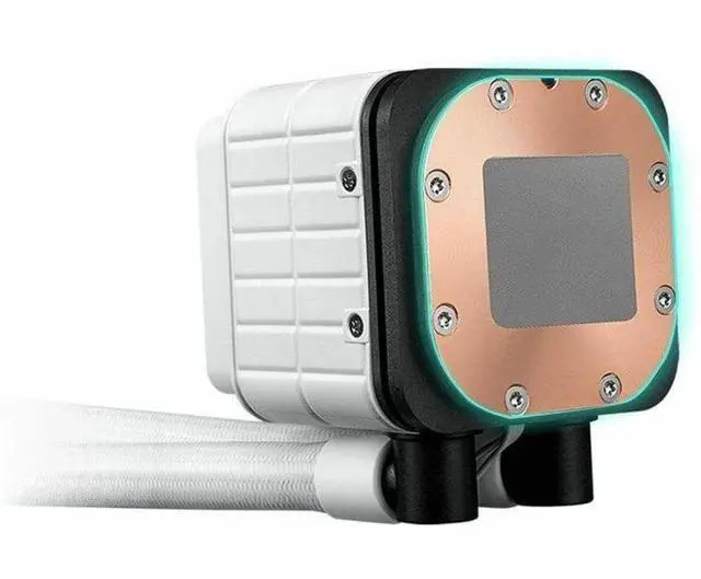 Alt view image 4 of 15 - Asus Prime LC 360 ARGB White Edition Cooling Fan/Radiator/Water Block/Pump - 3 x Fan(s) - 75.70 CFM Maximum Airflow - 2200 rpm - Liquid Cooler Cooler - Compatible Intel Socket: Socket LGA-1851, LGA-17