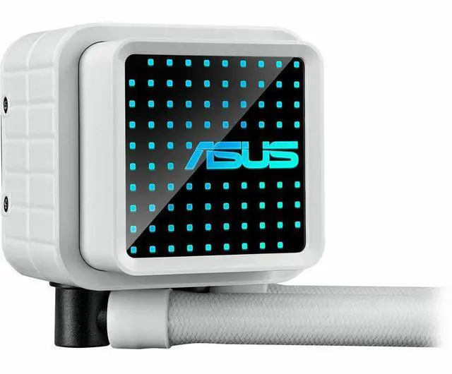 Alt view image 6 of 15 - Asus Prime LC 360 ARGB White Edition Cooling Fan/Radiator/Water Block/Pump - 3 x Fan(s) - 75.70 CFM Maximum Airflow - 2200 rpm - Liquid Cooler Cooler - Compatible Intel Socket: Socket LGA-1851, LGA-17