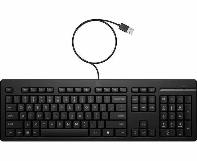 Alt view image 2 of 11 - HP 125 Wired Keyboard, AY2Y7AA