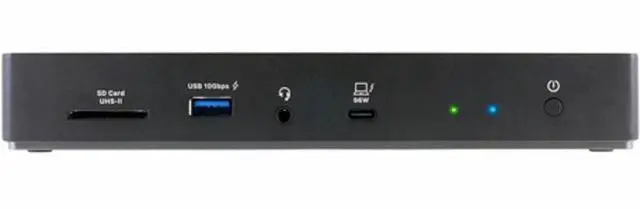 Alt view image 2 of 7 - Apricorn Aegis Thunderbolt 4 Docking Station - for Notebook, Tablet, Cellular Phone, Mouse, Keyboard, Speaker, Headphone, Microphone, Hard Drive, MacBook, iPad, ... - Charging Capability - Memory Card