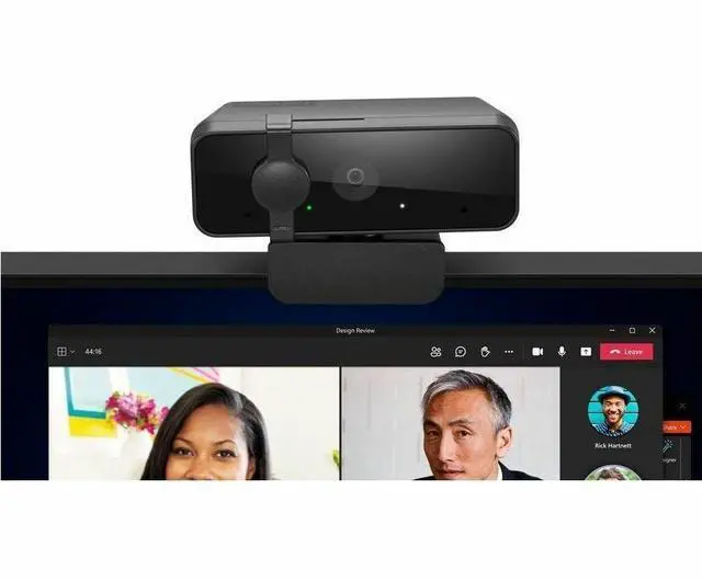 Alt view image 4 of 15 - Lenovo Essential Webcam - 30 fps - Black - USB 2.0 Type A - Full HD - 1920 x 1080 Video - 85° Angle - Tripod Mount - Microphone - Windows 10, Windows 11, macOS, ChromeOS - Privacy Cap, Tripod