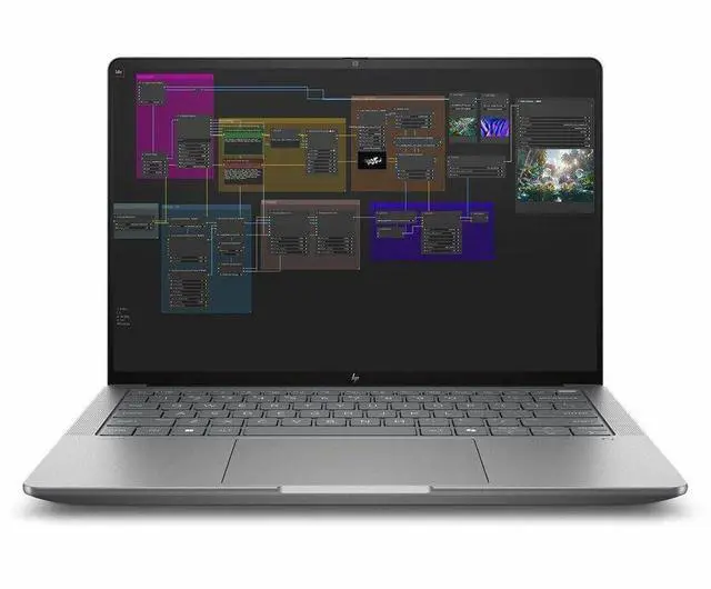 Alt view image 6 of 7 - HP ZBook Ultra G1a 14" Touchscreen Mobile Workstation - 2.8K - AMD Ryzen AI Max+ PRO 395 - 64 GB - English Keyboard - Meteor Silver - Smart Buy - AMD Chip - 2880 x 1800 - Windows 11 Pro - AMD Rad