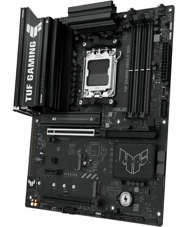 Alt view image 5 of 7 - ASUS TUF GAMING B850-E WIFI equipped with outstanding features, 8-layer PCB, 8+2+1 80A stages, DDR5, PCIe 5.0 x16, three M.2, Wi-Fi 6E, 2.5Gb, USB Type-C