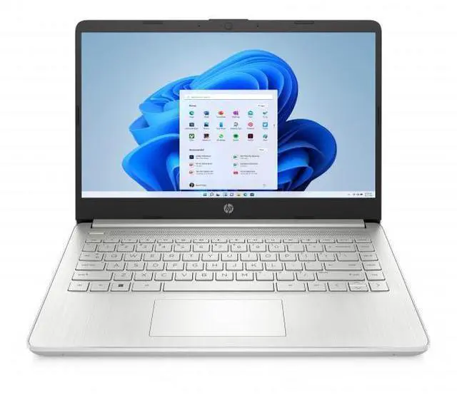 Main image of HP 14" HD Notebook Intel Pentium Silver N6000 4GB RAM 64GB eMMC Natural Silver - Intel Pentium Silver N6000 Quad-core - 14" 1366 x 768 Anti-Glare Display - 4 GB DDR4 RAM - 64 GB eMMC - Up to