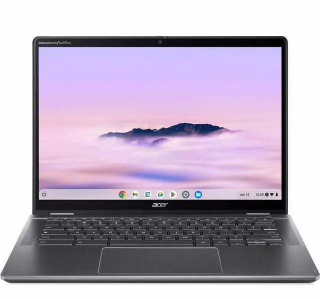 Main image of Acer Chromebook Plus Spin 514 CPE594-1N CPE594-1N-38A1 14" Touchscreen Convertible 2 in 1 Chromebook - Intel Core 3 100U - 16 GB - 256 GB SSD - Iron - ChromeOS - Webcam - IEEE 802.11ax