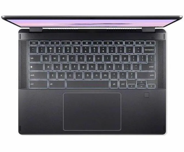 Alt view image 3 of 7 - Acer Chromebook Plus Spin 514 CPE594-1N CPE594-1N-38A1 14" Touchscreen Convertible 2 in 1 Chromebook - Intel Core 3 100U - 16 GB - 256 GB SSD - Iron - ChromeOS - Webcam - IEEE 802.11ax