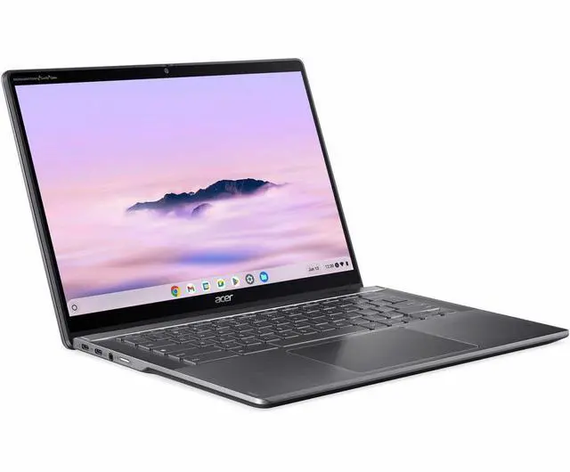 Alt view image 7 of 7 - Acer Chromebook Plus Spin 514 CPE594-1N CPE594-1N-38A1 14" Touchscreen Convertible 2 in 1 Chromebook - Intel Core 3 100U - 16 GB - 256 GB SSD - Iron - ChromeOS - Webcam - IEEE 802.11ax