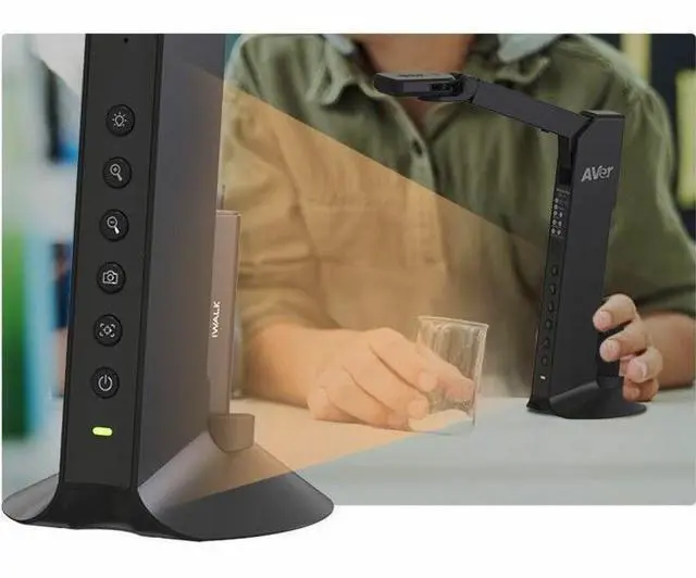 Alt view image 4 of 7 - AVerVision Mechanical Arm Wireless Visualizer (Document Camera) - CMOS  VISIM11WB