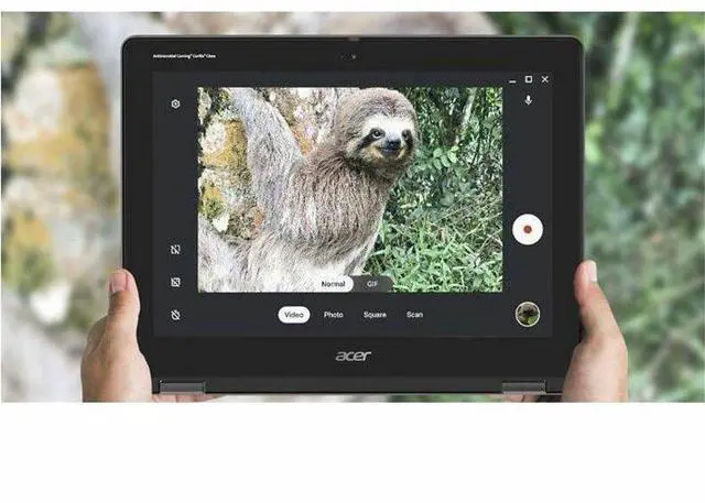 Alt view image 5 of 7 - Acer Chromebook Spin 512 R857TN R857TN-P5QA 12.2" Touchscreen Convertible 2 in 1 Chromebook - WUXGA - Intel N250 - 8 GB - 64 GB Flash Memory - English (US) Keyboard - Black - Intel Chip - 1920 x