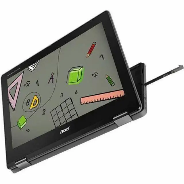 Alt view image 7 of 7 - Acer Chromebook Spin 512 R857TN R857TN-P5QA 12.2" Touchscreen Convertible 2 in 1 Chromebook - WUXGA - Intel N250 - 8 GB - 64 GB Flash Memory - English (US) Keyboard - Black - Intel Chip - 1920 x