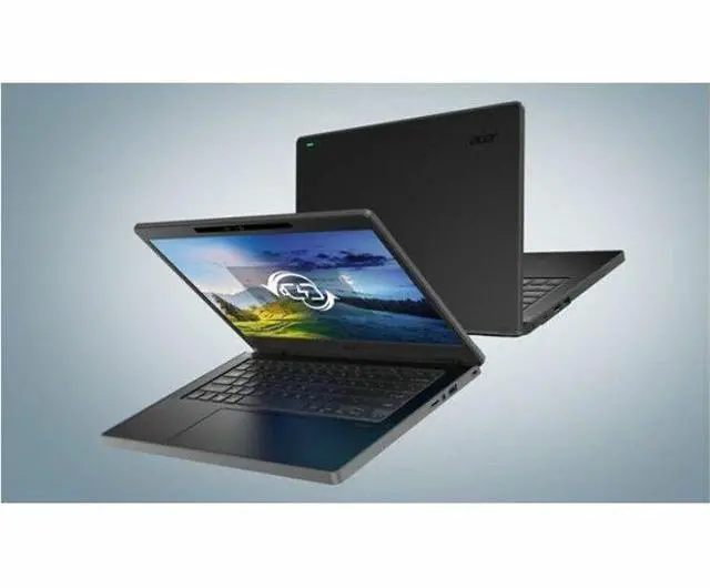 Alt view image 2 of 7 - Acer TravelMate B5 14 B514-31-G2 TMB514-31-G2-33RK 14" Notebook - Intel Core 3 N355 - 8GB - 256GB SSD - Windows 11 Pro Education - Intel UHD Graphics - Webcam - IEEE 802.11be Wireless   NX.BHNAA.002