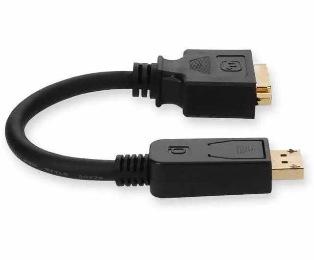 Alt view image 14 of 19 - DisplayPort 1.2 Male to DVI-I (29 pin) Female Black Active Adapter For Resolution Up to 1920x1200 (WUXGA)