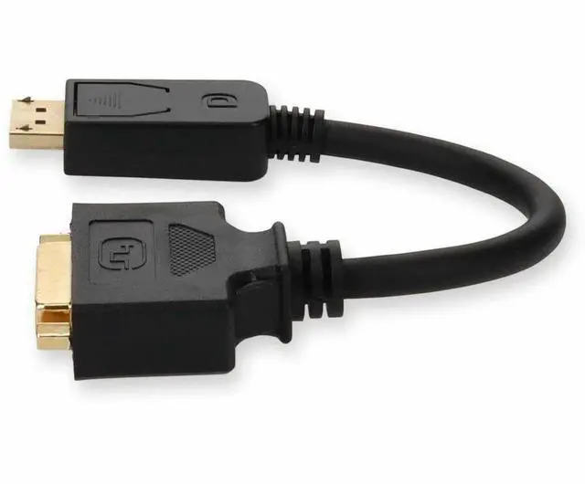 Alt view image 16 of 19 - DisplayPort 1.2 Male to DVI-I (29 pin) Female Black Active Adapter For Resolution Up to 1920x1200 (WUXGA)