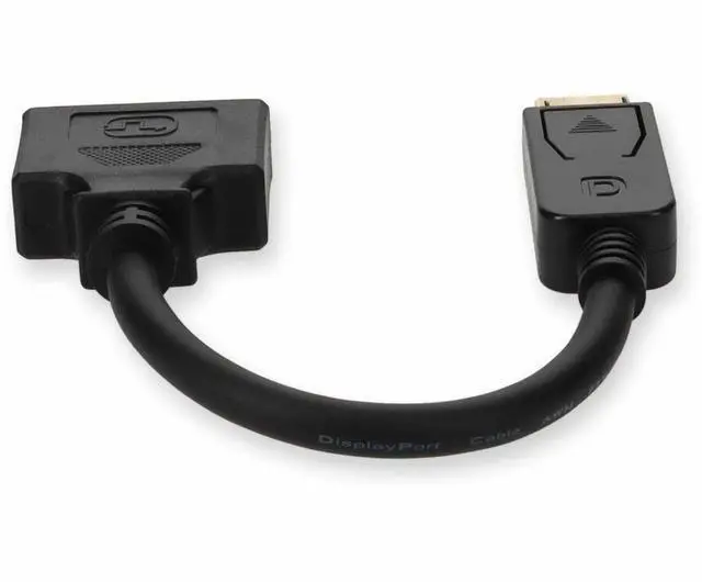 Alt view image 18 of 19 - DisplayPort 1.2 Male to DVI-I (29 pin) Female Black Active Adapter For Resolution Up to 1920x1200 (WUXGA)