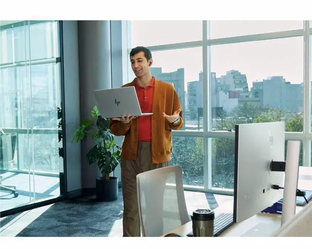 Alt view image 4 of 8 - HP EliteBook 6 G1i 14" Notebook - WUXGA - Intel Core Ultra 7 265U - vPro Technology - 16 GB - 512 GB SSD - English Keyboard - Pike Silver Aluminum - Intel Chip - 1920 x 1200 - Windows 11 Pro - In
