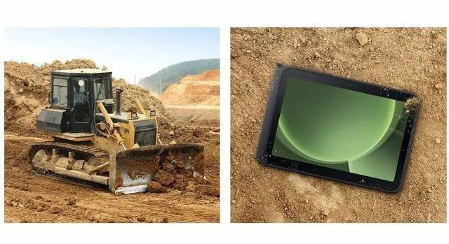 Alt view image 6 of 7 - Samsung Galaxy Tab Active5 Pro Enterprise Edition Rugged Tablet - 10.1" WUXGA - Qualcomm SM7635 Snapdragon 7s Gen 3 (4 nm) Octa-core - 8 GB - 256 GB Storage - Green