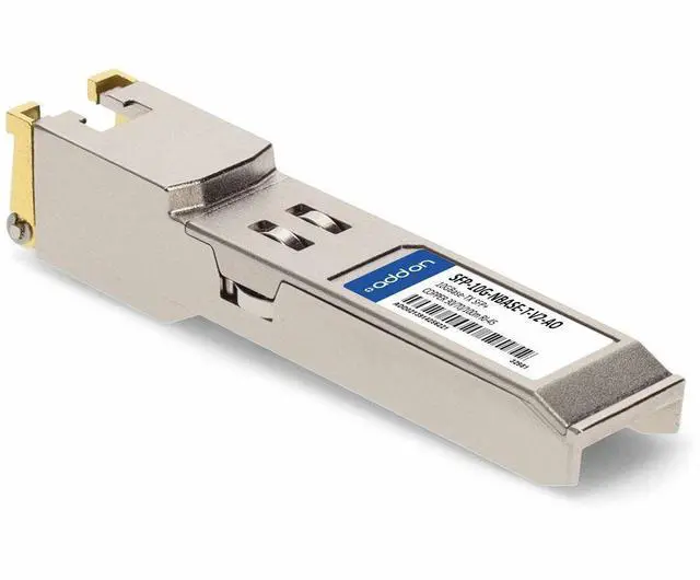 Alt view image 2 of 8 - AddOn MSA and TAA Compliant 100/1000/10000NBase SFP+ Transceiver