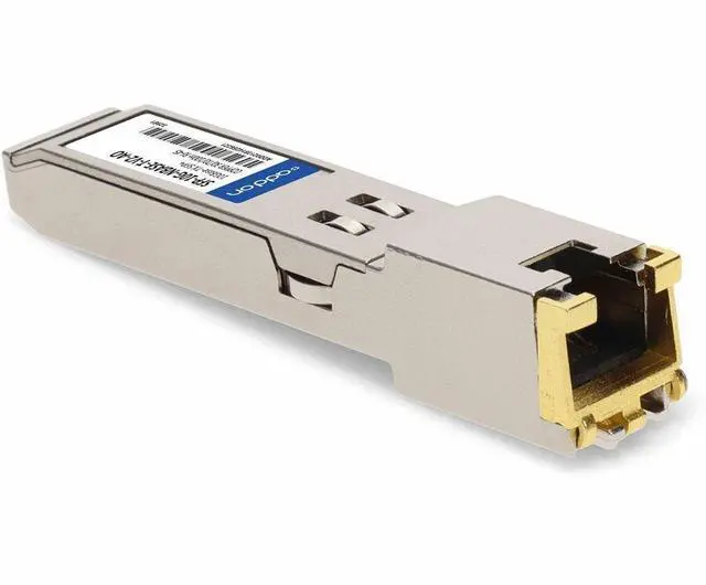 Alt view image 3 of 8 - AddOn MSA and TAA Compliant 100/1000/10000NBase SFP+ Transceiver
