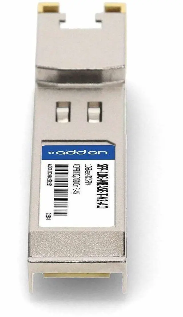 Alt view image 7 of 8 - AddOn MSA and TAA Compliant 100/1000/10000NBase SFP+ Transceiver