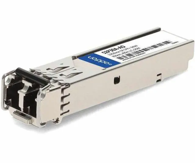 Main image of AddOn HP S2P30A Compatible TAA 10GBase-SR SFP+ Transceiver (MMF, 850nm, 400m, LC, DOM) - For Data Networking, Optical Network - LC 10GBase-SR Network - 850 nm Wavelength - Multi-mode10GBase-S