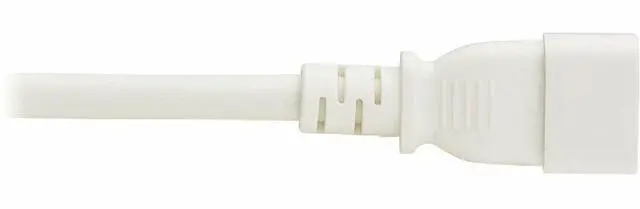 Alt view image 4 of 7 - Eaton Tripp Lite Series Power Cord, C14 to C21 - Heavy-Duty, 15A, 250V, 14 AWG, 4 ft. (1.2 m), White - For Computer, Server, UPS, PDU, Switch, Rack, Network Device, Blade Server, Router, Network Switc