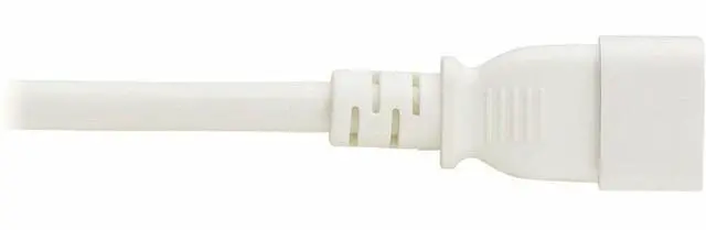 Alt view image 6 of 7 - Eaton Tripp Lite Series Power Cord, C14 to C21 - Heavy-Duty, 15A, 250V, 14 AWG, 2 ft. (0.6 m), White