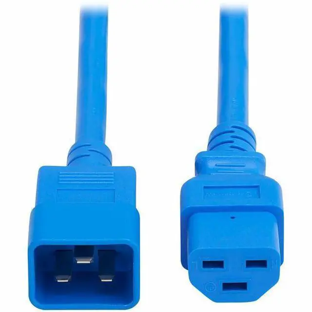 Main image of Eaton Tripp Lite Series Power Cord, C20 to C21 - Heavy-Duty, 20A, 250V, 12 AWG, 4 ft. (1.2 m), Blue - For Network Switch, PDU, UPS, Switch, Server, Network Device, Rack, Blade Server, Router - 12 Gaug