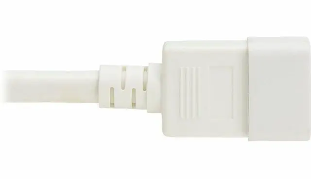 Alt view image 6 of 7 - Eaton Tripp Lite Series Power Cord, C20 to C21 - Heavy-Duty, 20A, 250V, 12 AWG, 4 ft. (1.2 m), White - For Network Switch, PDU, UPS, Switch, Server, Network Device, Rack, Blade Server, Router - 12 Gau