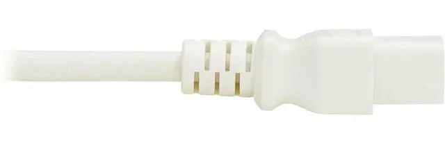 Alt view image 3 of 7 - Eaton Tripp Lite Series Power Cord, C14 to C21 - Heavy-Duty, 15A, 250V, 14 AWG, 5 ft. (1.5 m), White - For Computer, Server, UPS, PDU, Switch, Rack, Network Device, Blade Server, Router, Network Switc