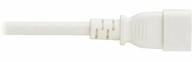 Alt view image 6 of 7 - Eaton Tripp Lite Series Power Cord, C14 to C21 - Heavy-Duty, 15A, 250V, 14 AWG, 5 ft. (1.5 m), White - For Computer, Server, UPS, PDU, Switch, Rack, Network Device, Blade Server, Router, Network Switc