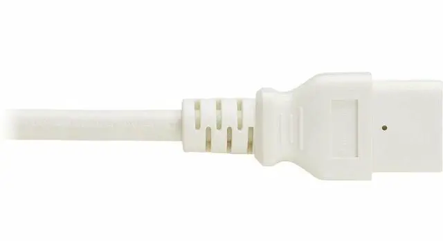 Alt view image 7 of 7 - Eaton Tripp Lite Series Power Cord, C14 to C21 - Heavy-Duty, 15A, 250V, 14 AWG, 5 ft. (1.5 m), White - For Computer, Server, UPS, PDU, Switch, Rack, Network Device, Blade Server, Router, Network Switc