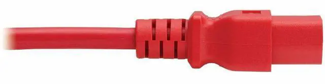 Alt view image 5 of 7 - Eaton Tripp Lite Series Power Cord, C14 to C21 - Heavy-Duty, 15A, 250V, 14 AWG, 5 ft. (1.5 m), Red - For Computer, Server, UPS, PDU, Switch, Rack, Network Device, Blade Server, Router, Network Switch