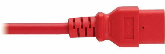 Alt view image 4 of 7 - Eaton Tripp Lite Series Power Cord, C14 to C21 - Heavy-Duty, 15A, 250V, 14 AWG, 5 ft. (1.5 m), Red - For Computer, Server, UPS, PDU, Switch, Rack, Network Device, Blade Server, Router, Network Switch